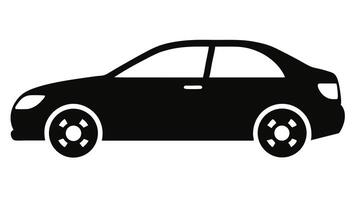 car icon on white background vector