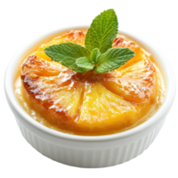 Pineapple upside down on transparent background png