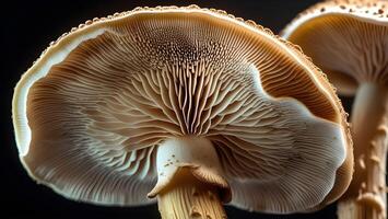 Close Up Mushroom Image for Photography Portfolio. High Resolution for Botanical Art Prints photo