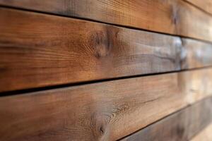 Warm brown wooden planks creating rustic textured background photo