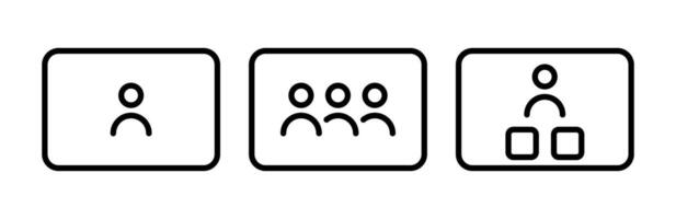Different stages of user interaction in a digital interface design. vector
