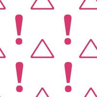 Colorful pattern featuring pink shapes on a white background. vector