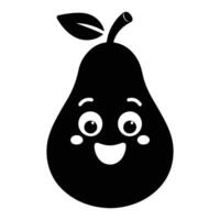 Farm-to-Table Pear Design vector