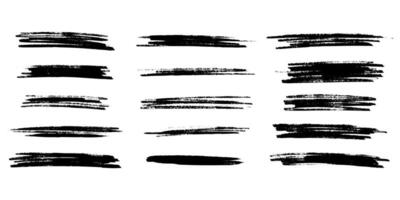Grunge lines, scribbles, crayon scrawls, bold charcoal strokes, underlines, and strikethroughs. Freehand doodle shapes, curves, cross vector