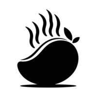 Exotic Fruit Tree Art Mango and Pear vector