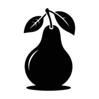 Botanical Pear Fruit Design vector