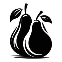 Garden Fresh Pear Drawing vector