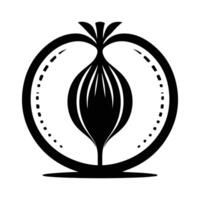 Peach and Pear Harvest Silhouettes vector