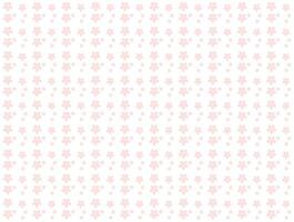 Pattern with pink flowers on white background vector