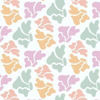 Seamless floral background, abstract. Hand drawn flowers, seamless pattern. vector