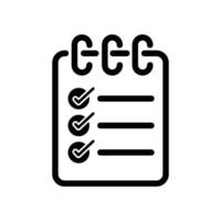 Woffice digital scheduled task list icon. check list icon sign . task checklist list icon to do clipboard document symbol. vector