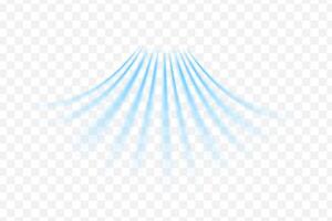 Air flow. A set of air dynamics elements to illustrate the operation of household appliances vector