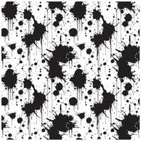 Splash Pattern Background Abstract Paint Splatter Seamless Design for Textures and Prints vector