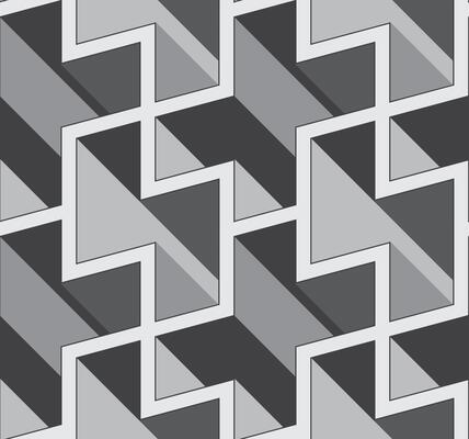 Maze geometric seamless pattern