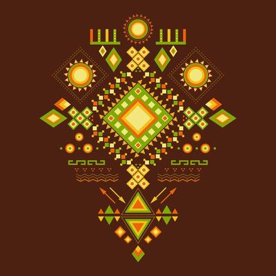 Aztec pattern. Can be used to fabric design, printing on T shirts, bags, postcards, decorative paper, web design