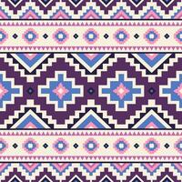 Tribal seamless pattern. Aztec geometric background. Can be used in textile design, web design for making of clothes, accessories vector