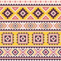 Tribal striped seamless pattern. Aztec geometric background. Can be used in textile design, web design, clothes, accessories vector