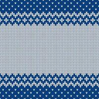 Knitwear texture. Template with empty place for text. Traditional seasonal seamless background for holiday design. Winter knitted wool sweater pattern. Christmas illustration. vector