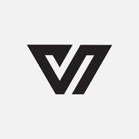 WebSV VS Monogram Logo Stylish Minimal Lettermark Design for Modern Brand Identity vector