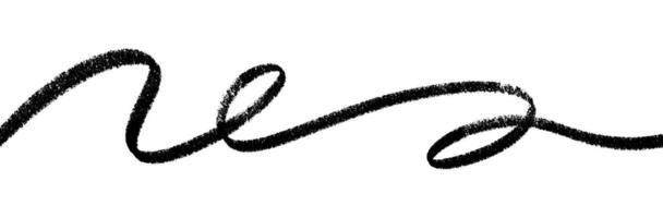 Swoosh, swash underline stroke set. Abstract wavy thin line. Squiggle elements. vector