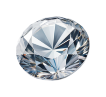 Sparkling Diamond Gemstone on Transparent Background png