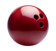 red bowling ball on a transparent background png