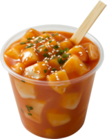 A bowl of soup with chopsticks in it png