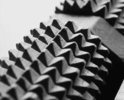 Dark Graphite Gear Wheels On Cylindrical Part Detailed Stock Photo For Mechanical Backgrounds