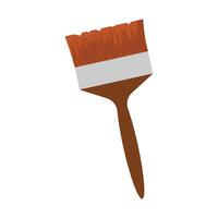 isolated paint brush on white background vector