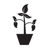A plant in a pot vector