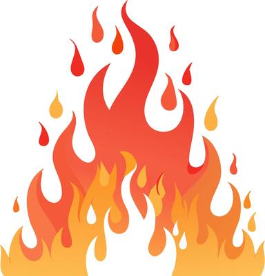 Abstract Flames Overlay