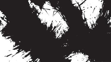 Bold Black Ink Splatter Texture on White Background for Grunge and Abstract Art vector