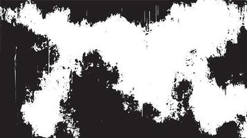 Distressed Grunge Texture, Black and White Abstract Worn Surface Background vector