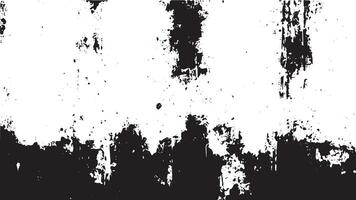 Distressed Grunge Texture with Rough Black and White Splatter Effect vector