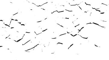 Fine Cracked Lines Texture on White Background for Subtle Distressed and Vintage Effects vector