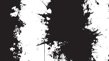 Abstract Grunge Ink Splatter Texture Background with Sharp Edges and Urban Decay Effects vector
