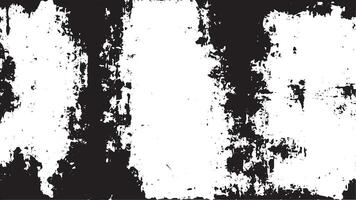 Distressed Grunge Vertical Texture with Weathered Eroded Edges on White Background vector