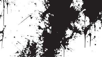 Black and White Ink Splatter Texture Background for Grunge and Artistic Designs vector