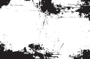 Distressed Grunge Border Texture with Vintage Cracks and Weathered Urban Background vector