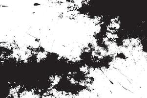 Grunge Splatter Texture Background, Distressed Black and White Abstract Design vector