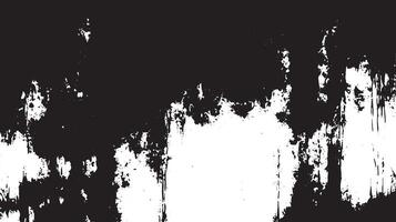 Grunge Dripping Ink Texture Background with Distressed Black and White Abstract Effect vector