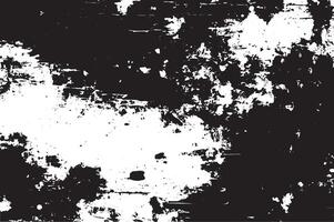 Grunge Distressed Texture, Black and White Scratched Grunge Background vector