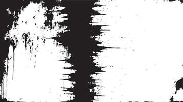 Vertical Grunge Split Texture Background with Distressed Ink Splatter Design vector