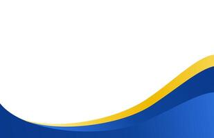 Modern Abstract Blue and Gold Wave Background. Modern border and frame design. Suitable for Invitations, certificates, awards, templates, banners, posters, cards, and more. vector