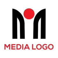Media Logo Design for Your Channel vector