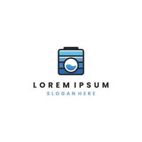 Modern icon of clean laundry, washer, battery power, soap, energy, and household service. vector