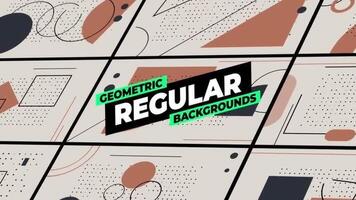 geométrico regular fundos motion_graphic