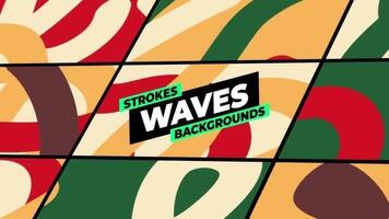 golpes ondas fundos motion_graphic