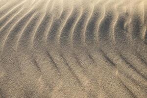 Golden sand ripples form a warm, natural abstract pattern, ideal as a textured background for creative projects and designs. photo