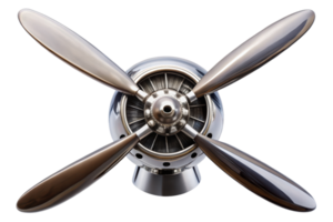Vintage aircraft propeller captures classic design isolated on a transparent background png